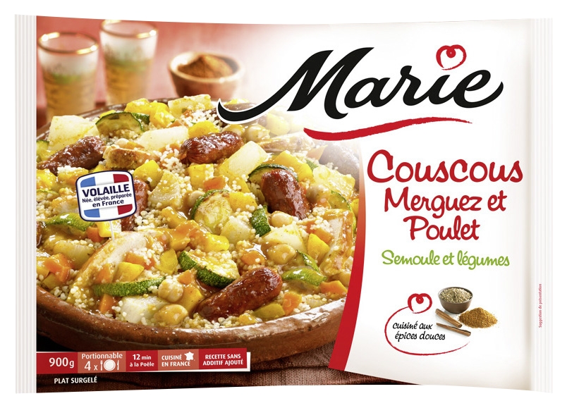 Couscous merguez poulet surgelé