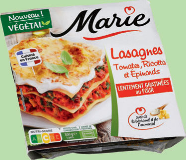 LASAGNES, TOMATES, RICOTTA ET ÉPINARDS marie