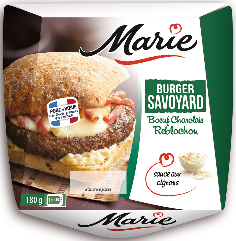 BURGER SAVOYARD, BŒUF CHAROLAIS, REBLOCHON, SAU...