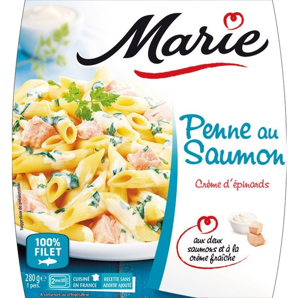PENNE AU SAUMON MARIE