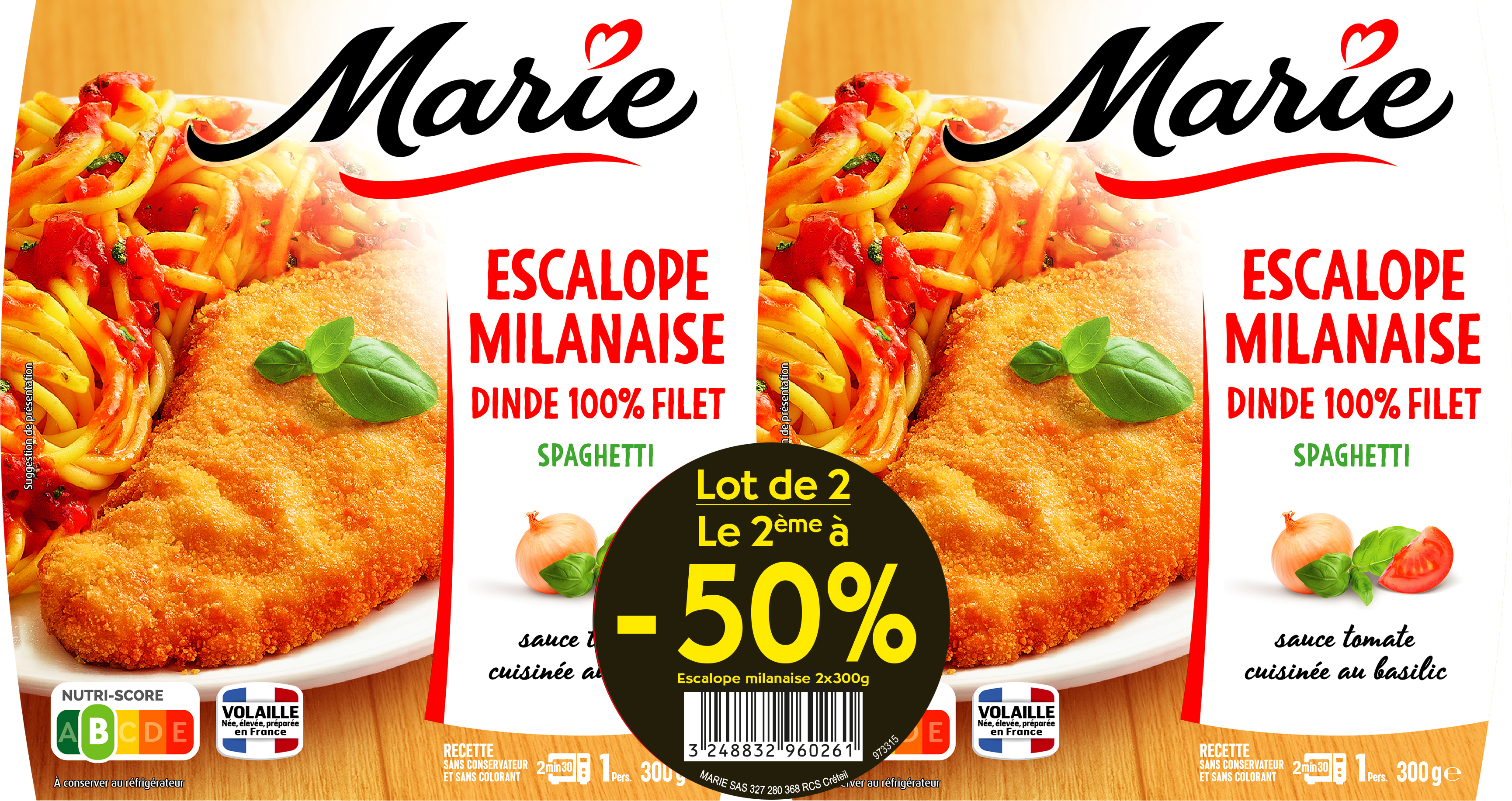 MARIE ESCALOPE MILANAISE code EAN 3248832960261 