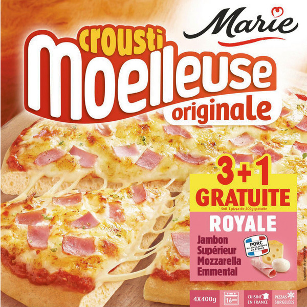 Pizza Crousti moelleuse Originale surgelée