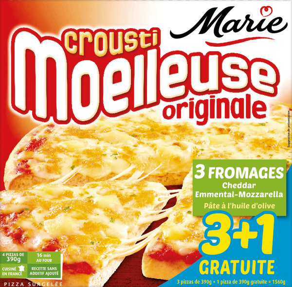 PIZZA SURGELÉE CROUSTI MOELLEUSE ORIGINALE MARIE