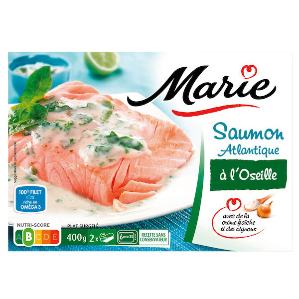 Saumon cuisiné surgelé