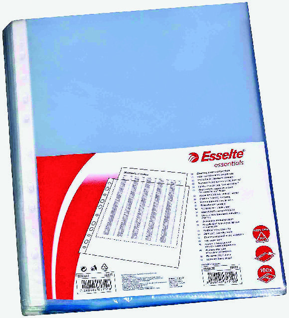 100 POCHETTES  PERFORÉES A4