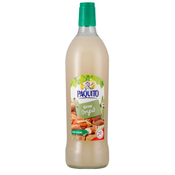 PAQUITO SIROP BT 1L ORGEAT
 code EAN 3250390001188 