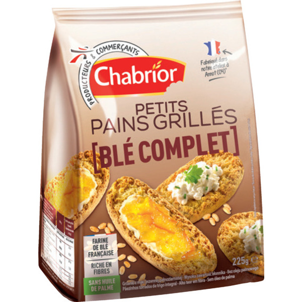 PETITS PAINS GRILLÉS BLÉ COMPLET
