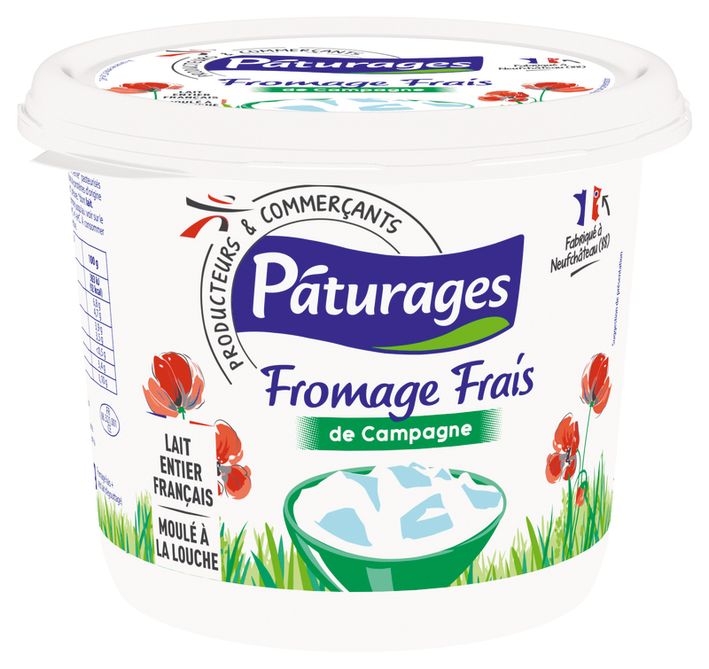 FROMAGE FRAIS DE CAMPAGNE PATURAGES