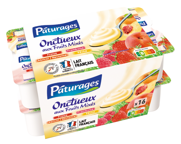 PATURAGES ONCTUEUX AUX FRUITS MIXÉS 
 code EAN 3250390012795 