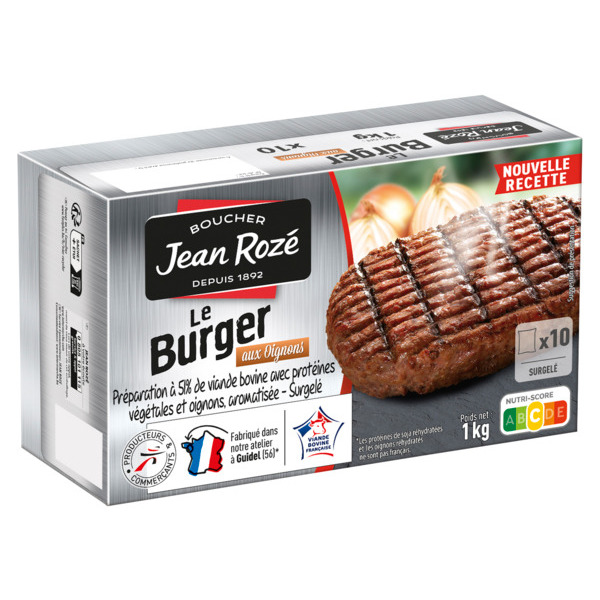 LE BURGER OIGNON SURGELÉ
