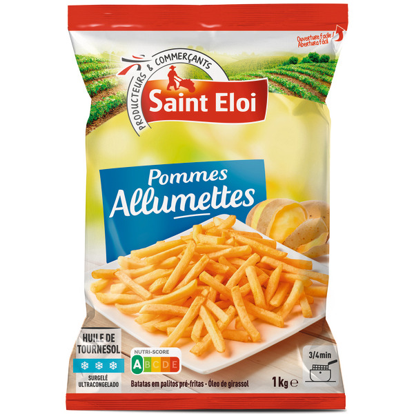 SAINT ELOI POMMES FRITES ALLUMETTES SURGELÉES 
 code EAN 3250390022770 