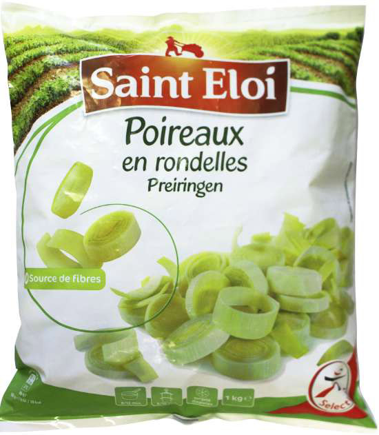 Poireaux en rondelles surgelés Saint Eloi
