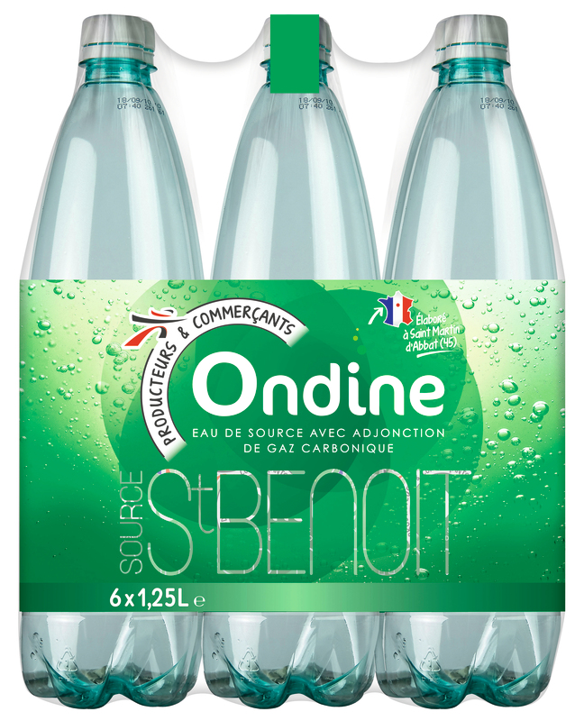 ONDINE EAU DE SOURCE GAZÉIFIÉE ONDINE code EAN 3250390050919 