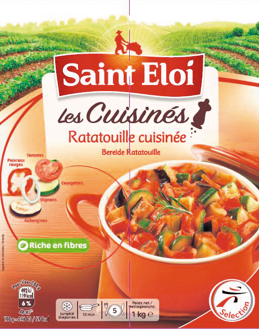 RATATOUILLE CUISINÉE SURGELÉE SAINT ELOI