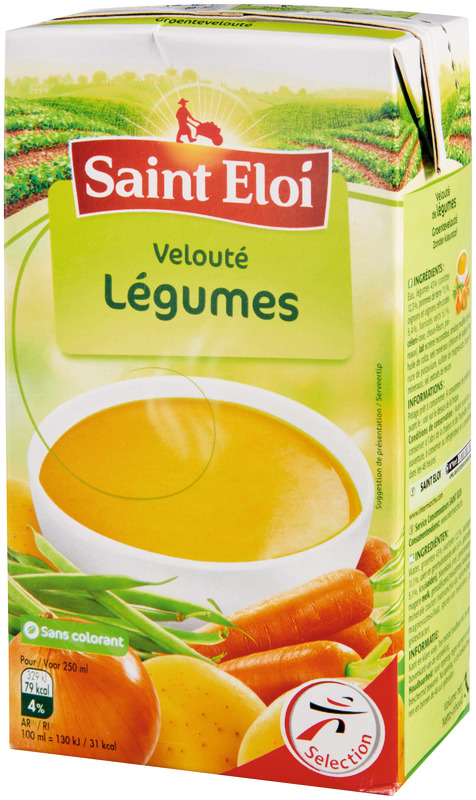 VELOUTÉ DE LEGUMES Saint Eloi