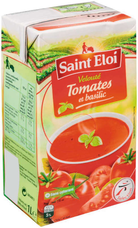 VELOUTÉ TOMATE BASILIC Saint Eloi