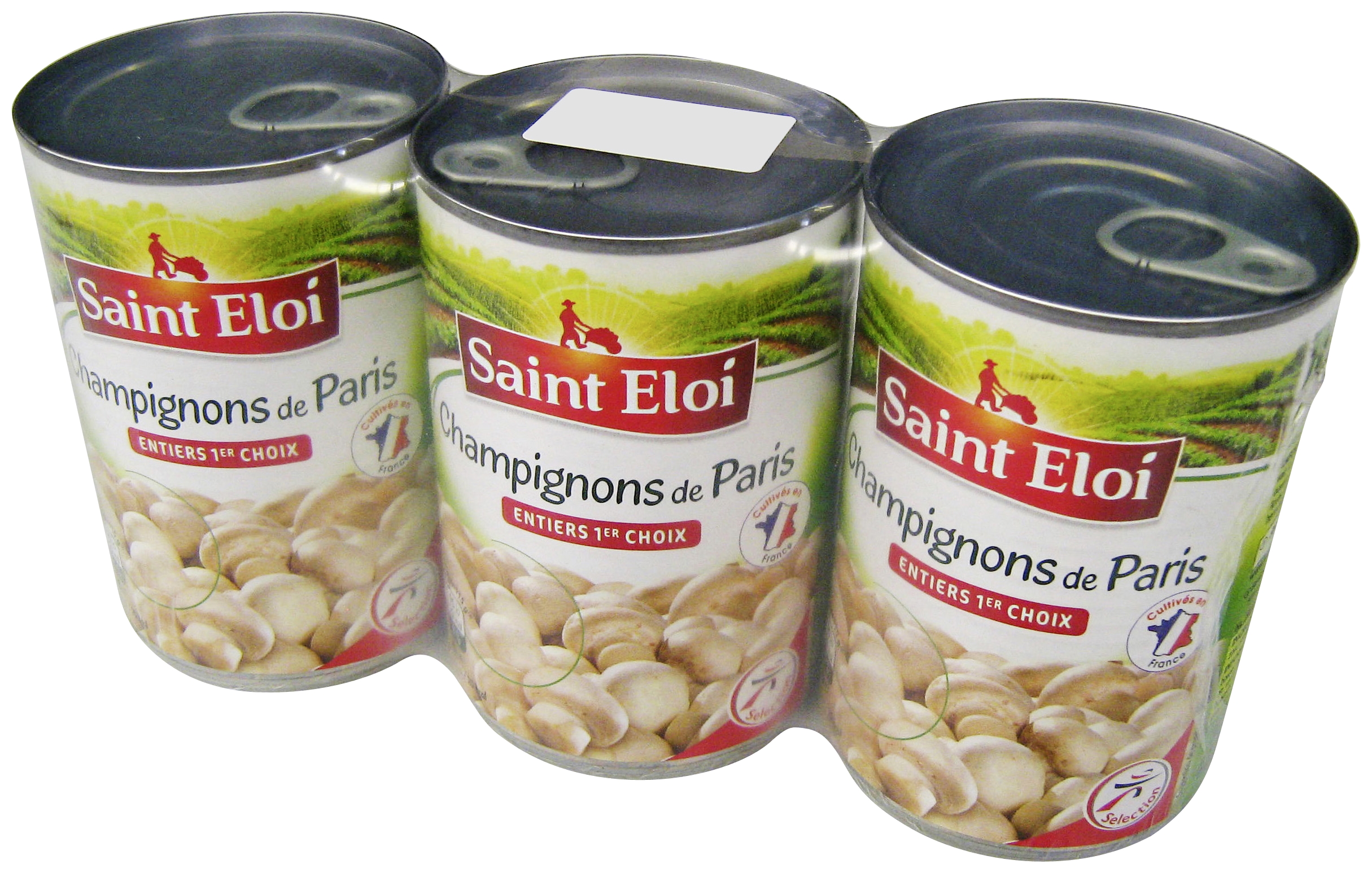 Champignons de Paris entiers 1er choix Saint Eloi