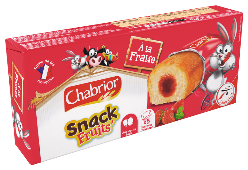 SNACK FRUITS'  À LA FRAISE CHABRIOR