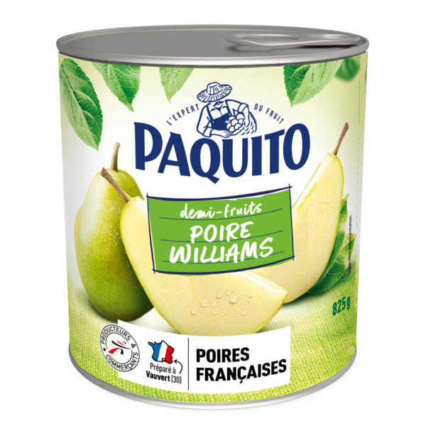 PAQUITO POIRES WILLIAMS AU SIROP
 code EAN 3250390107545 