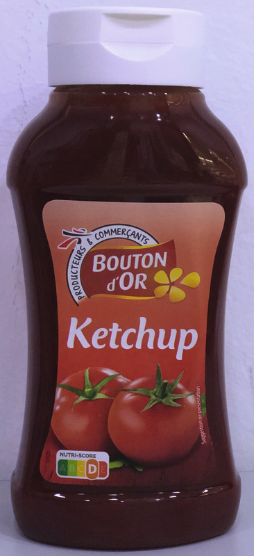 KETCHUP NATURE bouton d'or