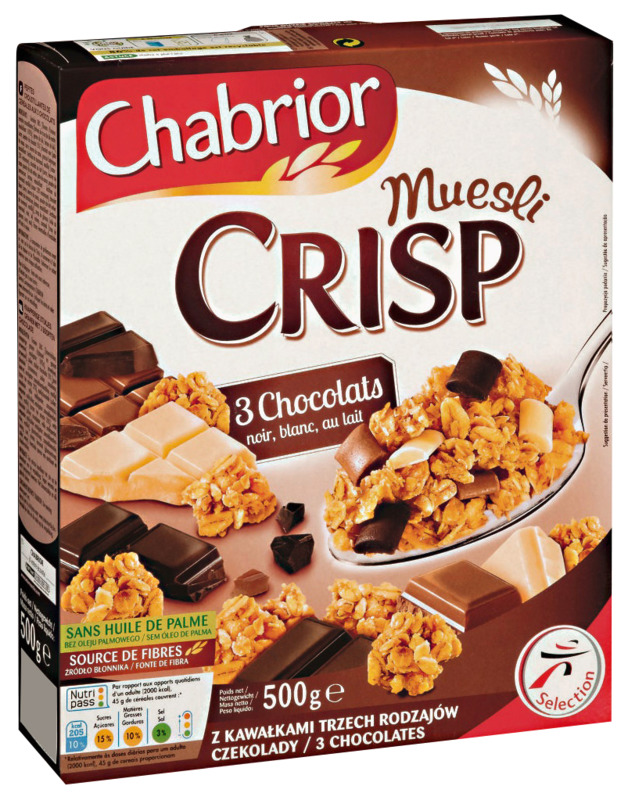 MUESLI 3 CHOCOLATS CHABRIOR