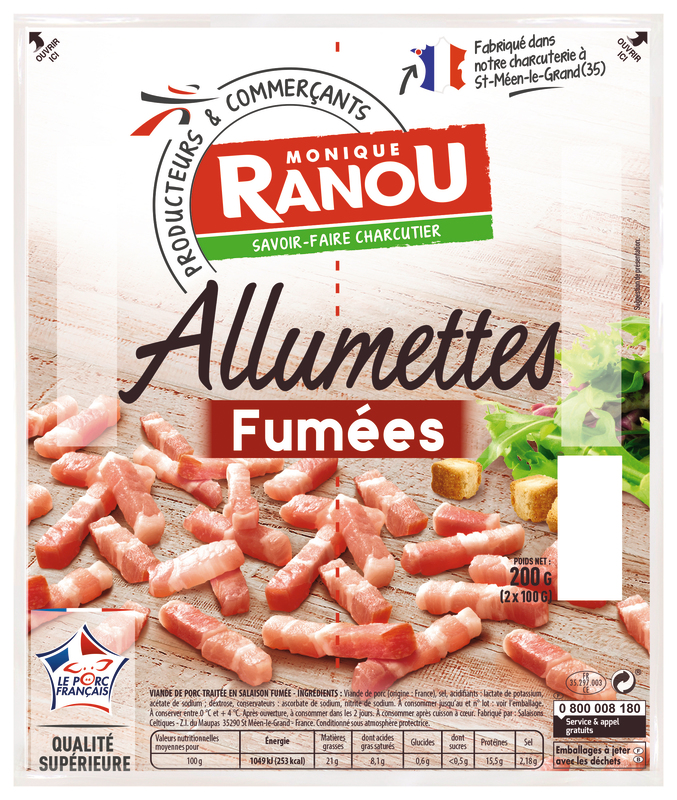 ALLUMETTES FUMÉES MONIQUE RANOU