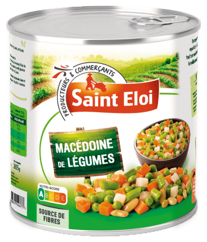 Saint éloi MACÉDOINE DE LÉGUMES Saint éloi code EAN 3250390194873 