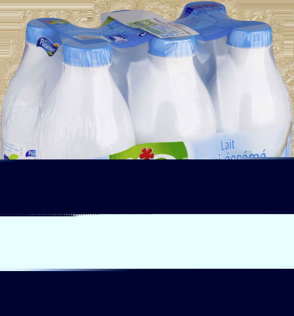 Lait demi-écrémé Bio Pâturages