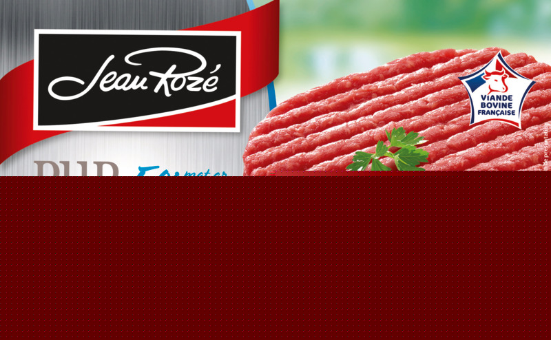 STEAKS HACHÉS PUR BŒUF 5% MAT. GR. SURGELÉS Jea...