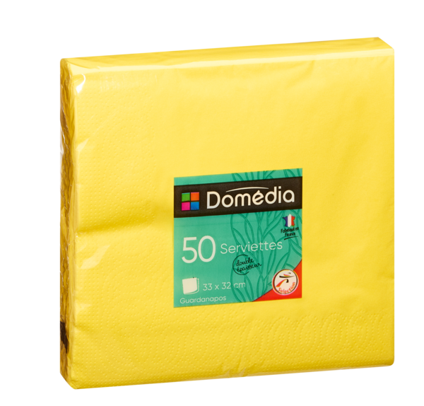 50 SERVIETTES UNIES 
DOMÉDIA