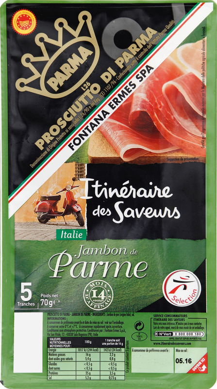JAMBON DE PARME itinéraire des saveurs