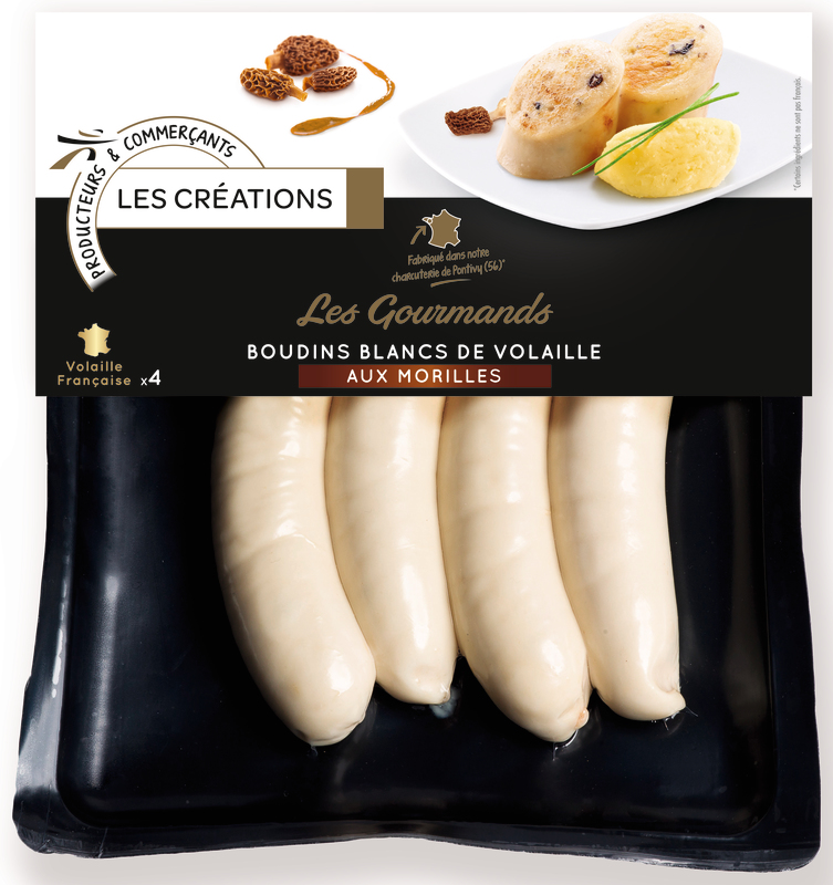 BOUDIN BLANCS DE VOLAILLE AUX MORILLES les créa...