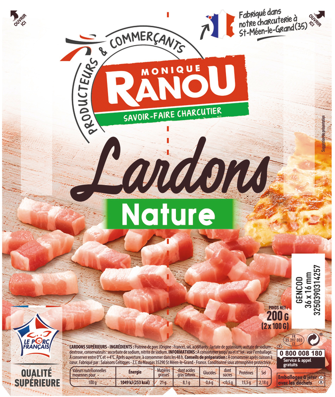LARDONS NATURE MONIQUE RANOU
