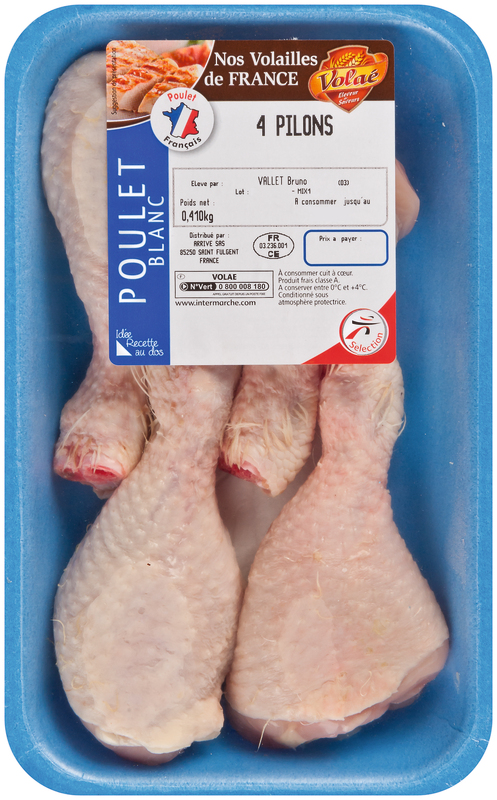 PILONS DE POULET X 4 Volaé