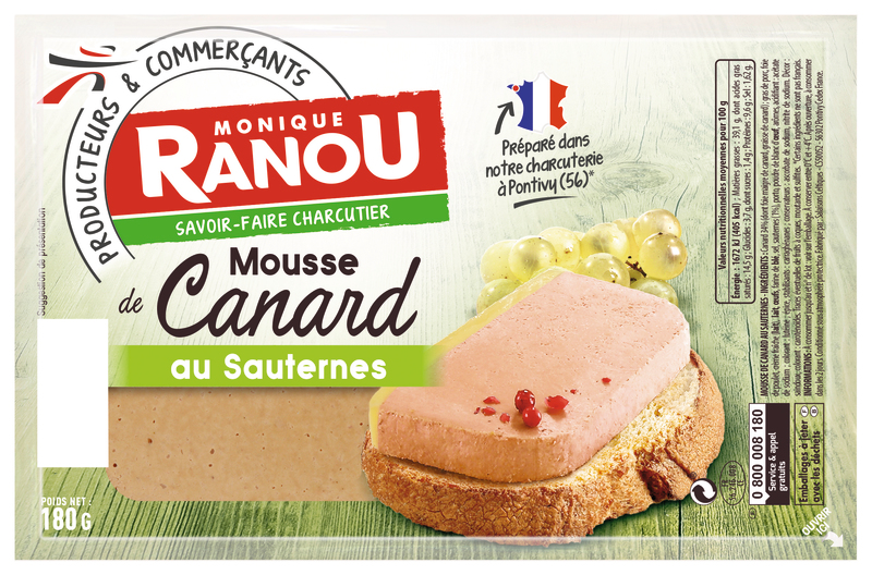 MOUSSE DE CANARD  AU SAUTERNES monique ranou