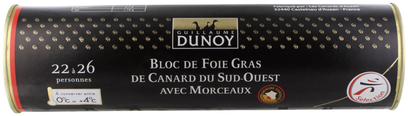 Foie gras de canard 30% IGP
