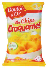 LES CHIPS CRAQUANTES Bouton d'or