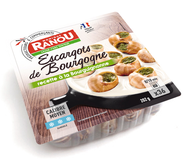 36 ESCARGOTS DE BOURGOGNE SURGELÉS Monique Ranou