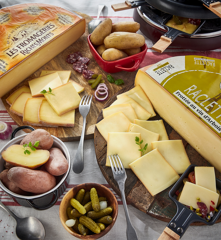 RACLETTE RONDE FROTTÉE AU VIN D'ARBOIS PRODUCTE...