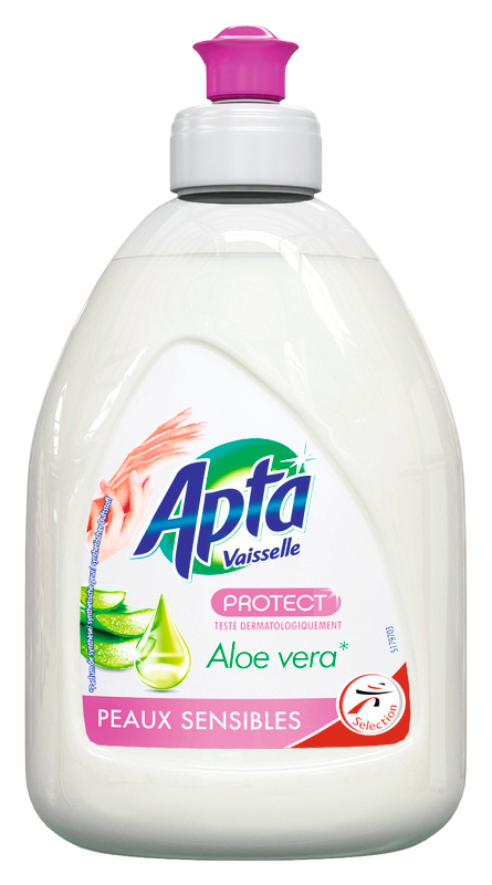 LIQUIDE VAISSELLE PEAUX SENSIBLES ALOE VERA APTA