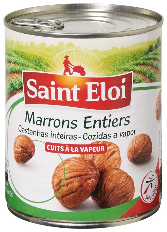 MARRONS ENTIERS CUITS À LA VAPEUR saint éloi