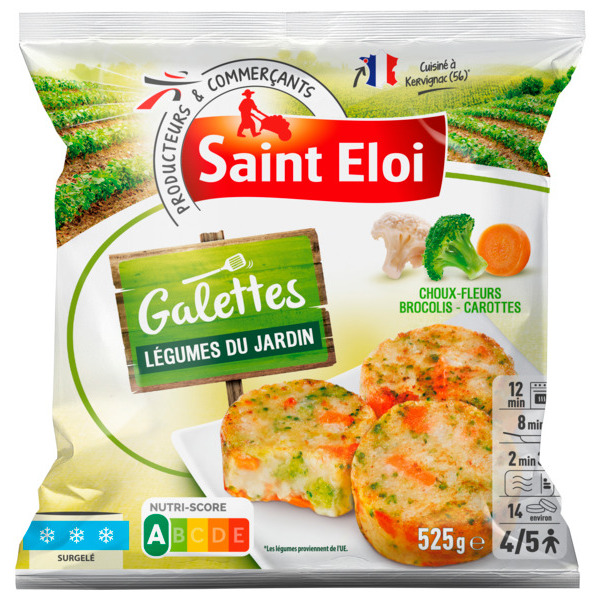 GALETTES AUX LÉGUMES DU JARDIN SURGELÉES SAINT ...