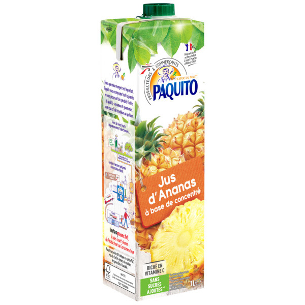 JUS À BASE DE CONCENTRÉ ANANAS
