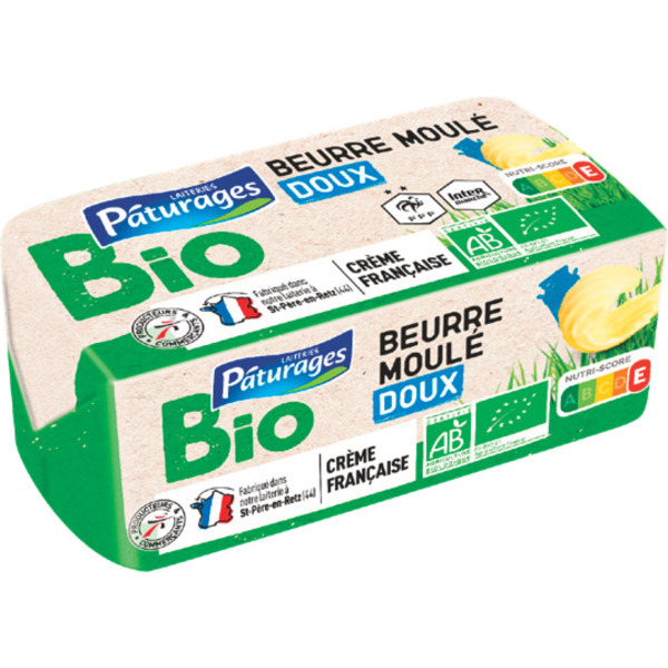 BEURRE MOULÉ DOUX BIO 
