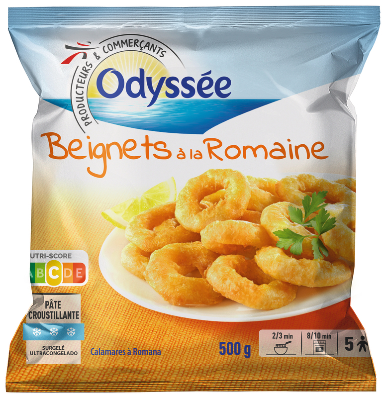 BEIGNETS DE CALAMARS À LA ROMAINE SURGELÉS Odyssée