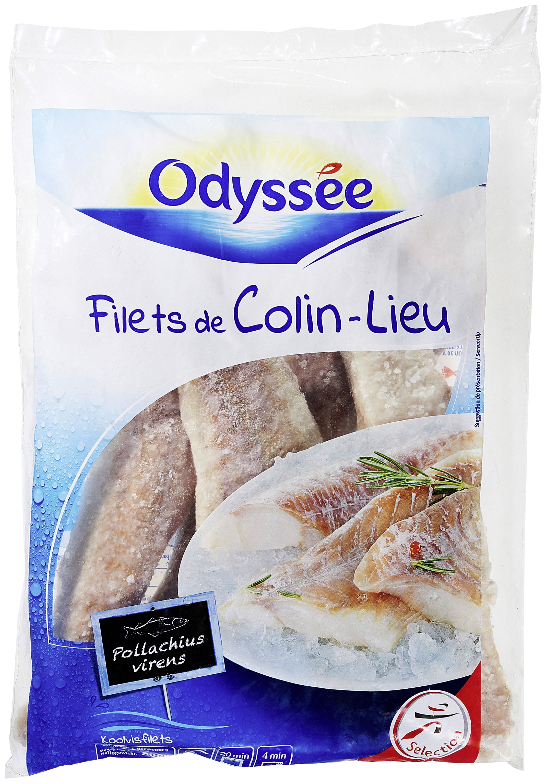 Filets de colin-lieu surgelés Odyssée