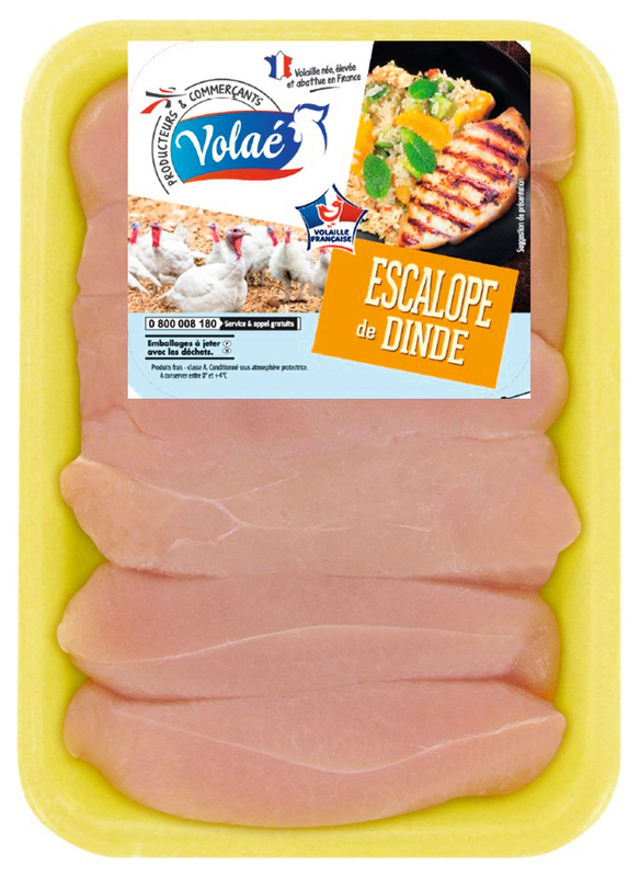 ESCALOPE DE DINDE X 6 volae