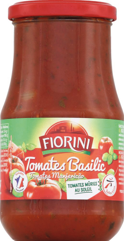 SAUCE TOMATES BASILIC FIORINI 3250390728788 FIORINI SAUCE TOMATES BASILIC FIORINI 3250390728788 FIORINI