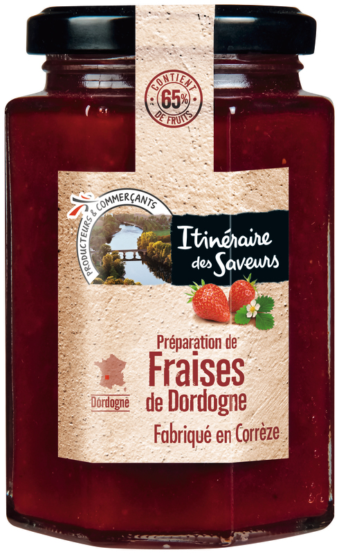 PRÉPARATION  FRAISES DE DORDOGNE itinéraire des...