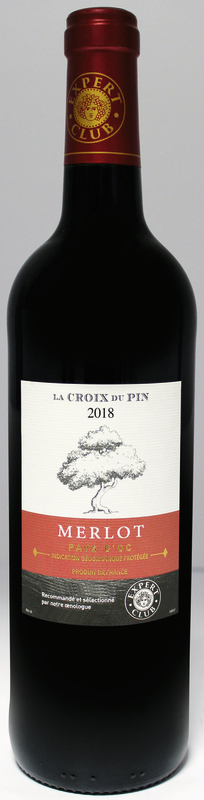 La croix du Pin IGP OC MERLOT ROUGE 2018 La croix du Pin code EAN 3250390801054 